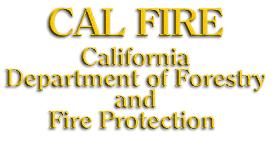 CA Dep't of Forestry Text Banner