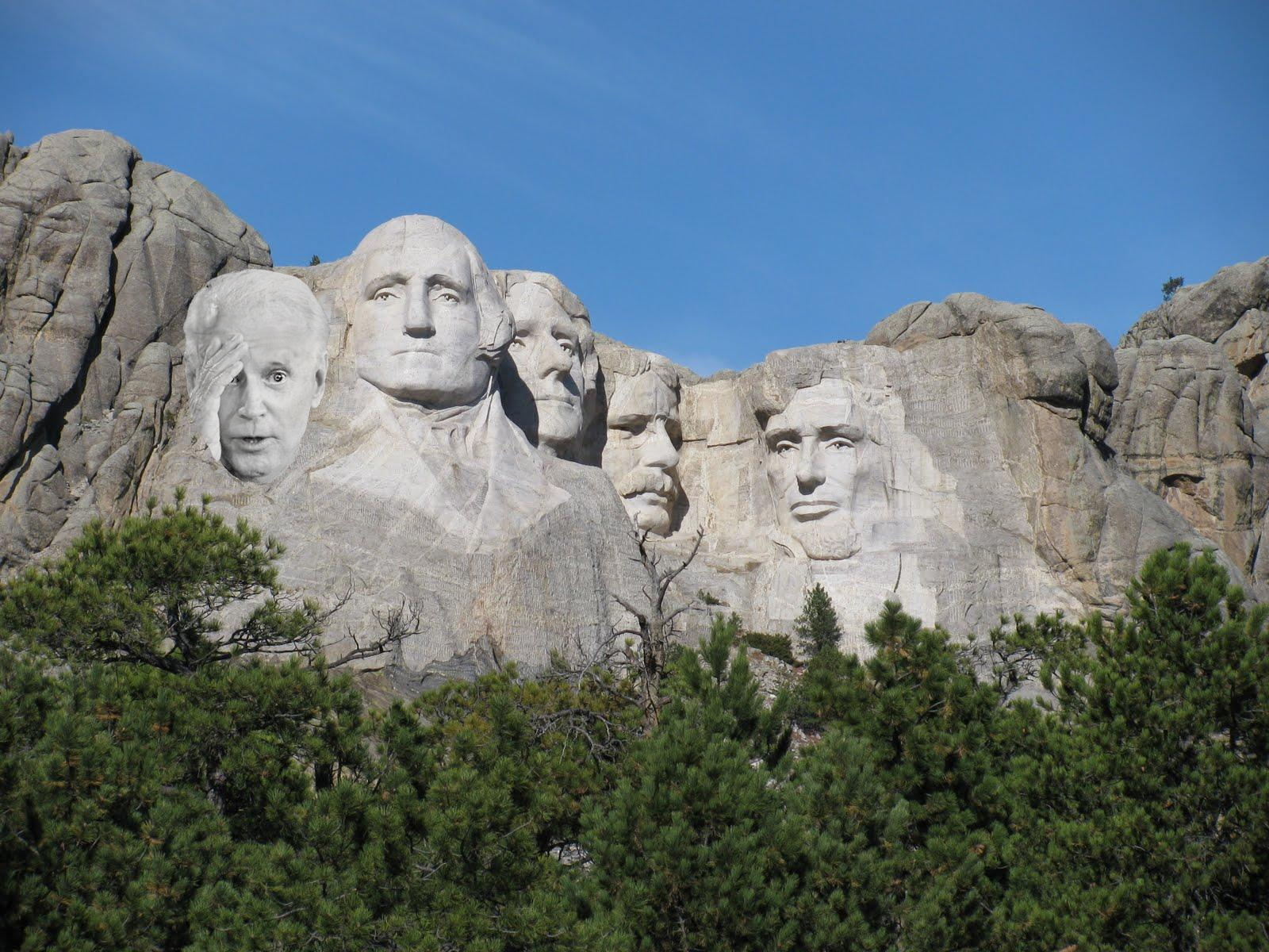 Biden On Mt. Rushmore